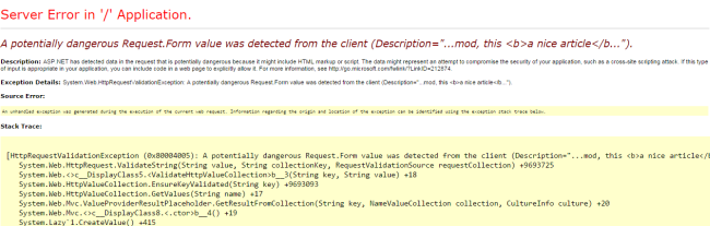 Server Error in Application